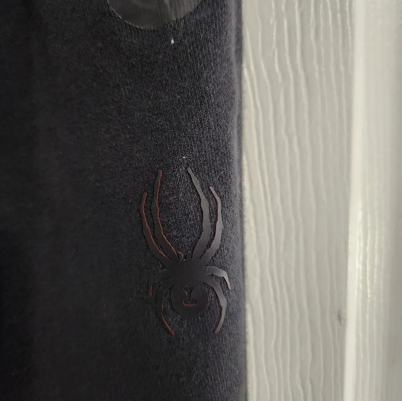 Spyder Active proweb black jogger pull on loungewear sweatpants men small - Picture 10 of 12